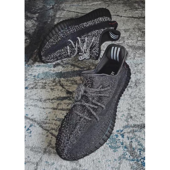 adidas-originals-yeezy-boost-350-v2-black-vamp-reflective-ของแท้