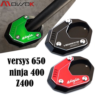 MOW สำหรับ KAWASAKI Versys 650 Ninja 400 Z400 Versys650 NINJA400 Z 400เป็นต้นไป CNC 5wkickstan