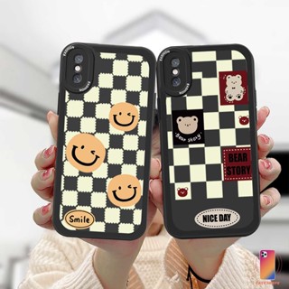 เคส VIVO Y15S Y15A Y10 Y76 Y91 Y12S Y12 Y20 Y91C Y21 2021 Y30 Y21S Y20S Y12i  Y30i Y93 Y95 Y15 Y17 Y53 Y50 Y53S Y51 2020 Y51A Y33S Y1S Y11 Y31 Y20i Y91i Y90 Y51S Y12A สติกเกอร์การ์ตูนดำ เคสโทรศัพท์มือถือ