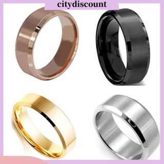 &lt;citydiscount&gt;  สร้อยข้อมือเหล็กไทเทเนียมเครื่องประดับ Unisex