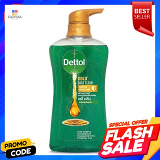 เดทตอล โกลด์ เจลอาบน้ำ แอนตี้แบคทีเรีย สูตรเดลี่คลีน 500 มล.Dettol Gold Shower Gel Antibacterial Formula Daily Clean 500