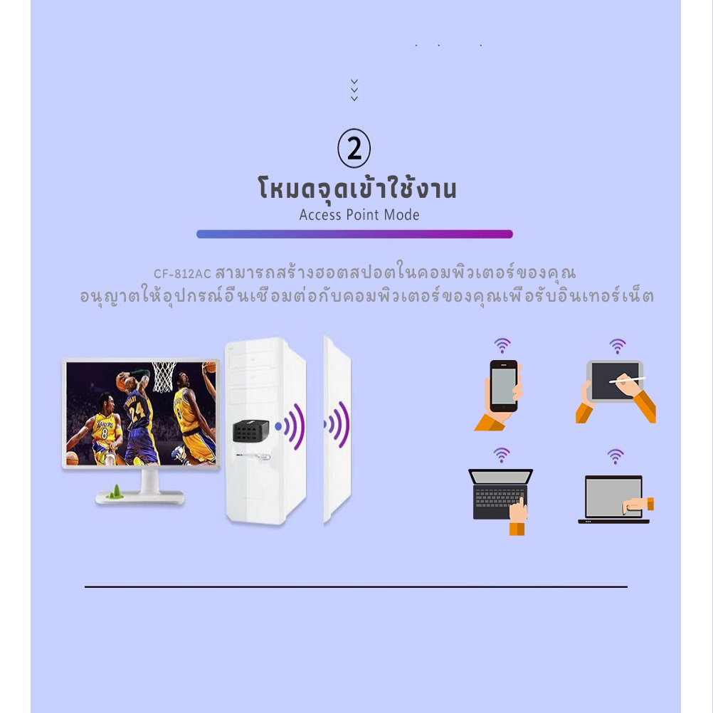 comfast-ตัวรับสัญญาณ-wifi-คอมพิวเตอร์-free-driver-1300mbps-รับสัญญาณ-wifi-5g-อะแดปเตอร์-mini-wi-fi-usb-2-0-cf-812acv2