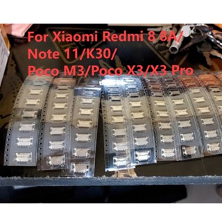 ซ็อกเก็ตชาร์จ USB Type C สําหรับ Xiaomi Redmi 8 8A Note 11 K30 Poco M3 Poco X3 X3 Pro 5-30 ชิ้น