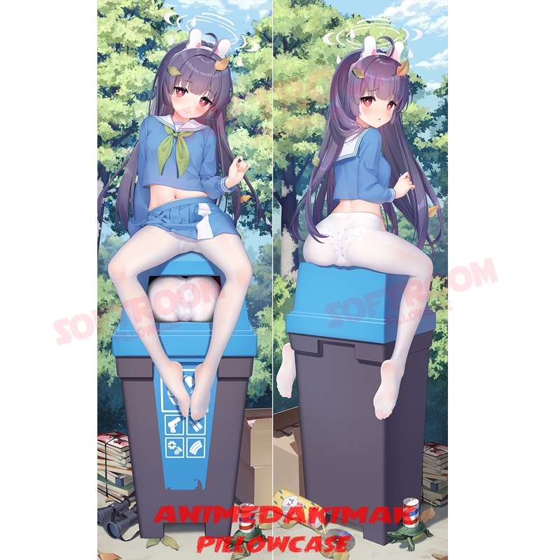 miyu-blue-archive-dakimakura-ปลอกหมอนโซฟา-แบบนิ่ม-ลายอนิเมะญี่ปุ่น-otaku-ขนาด-50x150-ซม-dk3281