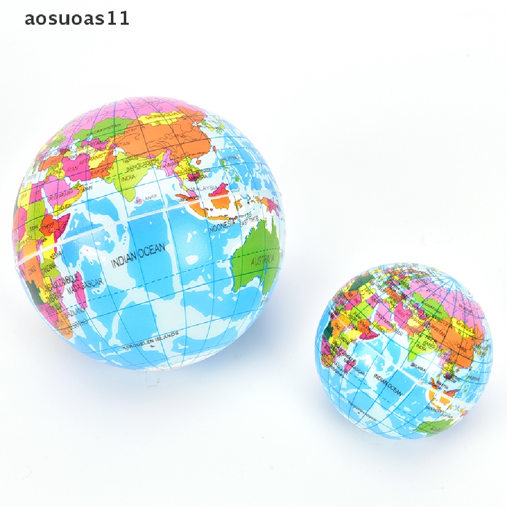 aosuoas-ลูกบอลบีบ-รูปแผนที่โลก-คลายเครียด-สําหรับออกกําลังกายข้อมือ-เพื่อการเรียนรู้ภูมิศาสตร์