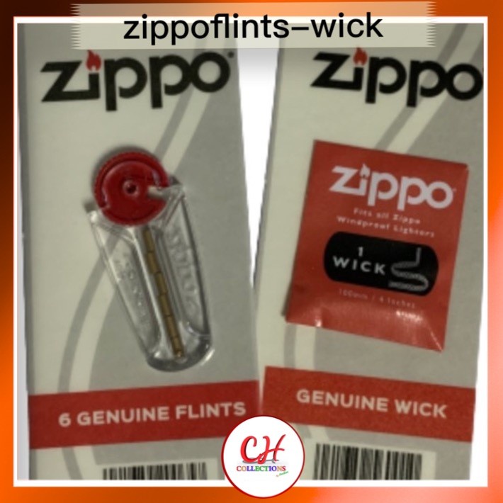 zippo-flints-and-wick-ถ่านซิปโป้พร้อมไส้ไฟแช็ค-ของแท้-ใช้ใส่zippo-จุดติดดี