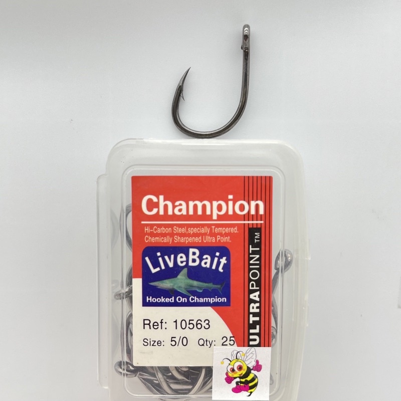 เบ็ดกล่อง-ตัวเบ็ดแชมเปี้ยน-champion-livebait-10563-เบ็ดกล่อง-แท้-100