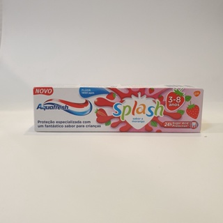ยาสีฟัน  Aquafresh Splash strawberry  สำหรับเด็ก 3-8 ปี , 75g , นำเข้าอังกฤษ