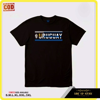 &lt;RiseUp Story | เสื้อยืด ผ้าฝ้าย URUGUAY STYLE สําหรับผู้ชาย และผู้หญิงS-5XL