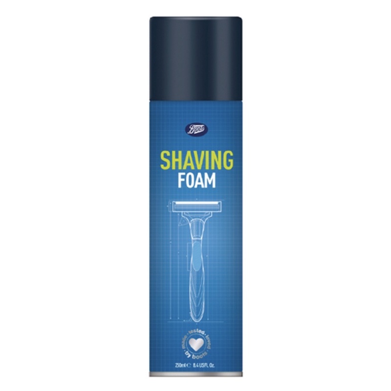 boots-shaving-foam-โฟมช่วยโกนขน-หนวด-250มล-ลดการบาดของมีด