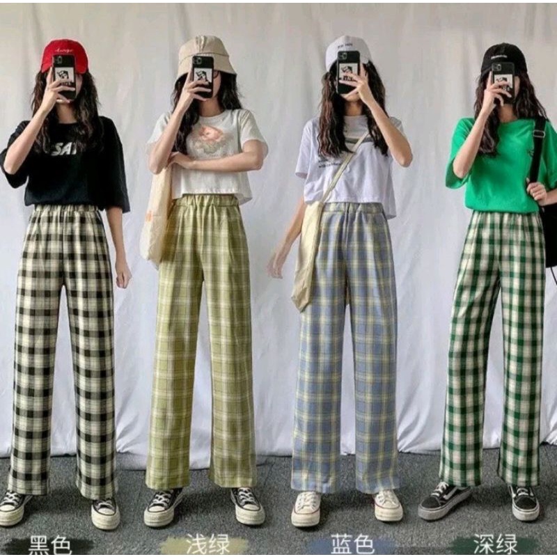 ภาพหน้าปกสินค้ากางเกงขายาว กางเกงลำลองสไตล์เกาหลี จากร้าน moneyshop60 บน Shopee
