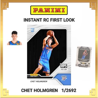 การ์ด​ Rookie Panini INSTANT​ FIRST​ LOOK​ CHET​ HOLMGREN​