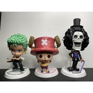 โมเดลวันพีซ 3D โมเดล ZORO , BROOK , CHOPPER สุดหน้ารัก 