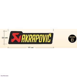 Akrapovic สติกเกอรติดท่อ กันความร้อนจัดส่งจากกรุงเทพ