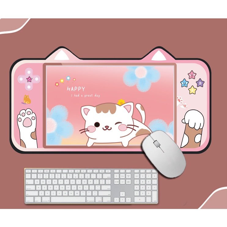 แผ่นรองเมาส์-ลายการ์ตูน-กันลื่น-แผ่นรองเมาส์เกมมิ่ง-mouse-pad