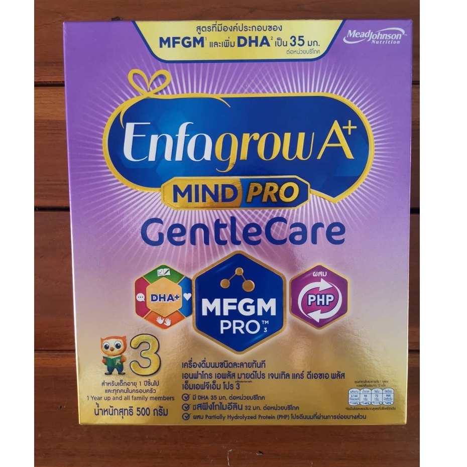 ราคาและรีวิวเอนฟาโกร เอพลัส มายด์โปร เจนเทิลแคร์ สูตร 3 Enfagrow A+ Mindpro Gentle Care Formula 3