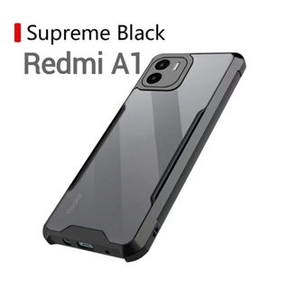 Redmi A2 Plus(พร้อมส่งในไทย)เคสกันกระแทกขอบสีหลังใสXiaomi Redmi A2 Plus/Poco C50/Redmi A1 Plus/Redmi A1ตรงรุ่น