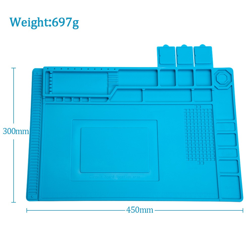 แผ่นยางรองซ่อม-แผ่นซิลิโคนรองงานซ่อมอิเล็คทรอนิกส์-แผ่นใหญ่ขนาด-450x300mm-เหมาะกับงานซ่อมคอม-ซ่อมโทรศัพท์-งานบัดกรี