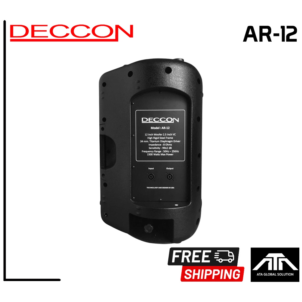 ราคาต่อ-1-ใบ-deccon-ar-12-ตู้ลำโพง-12-นิ้ว-1500-วัตต์-ตู้ลำโพง-12-นิ้ว-2-ทาง-ความถี่-50-hz-25-khz-พ่นสีระเบิด-ar12-ar