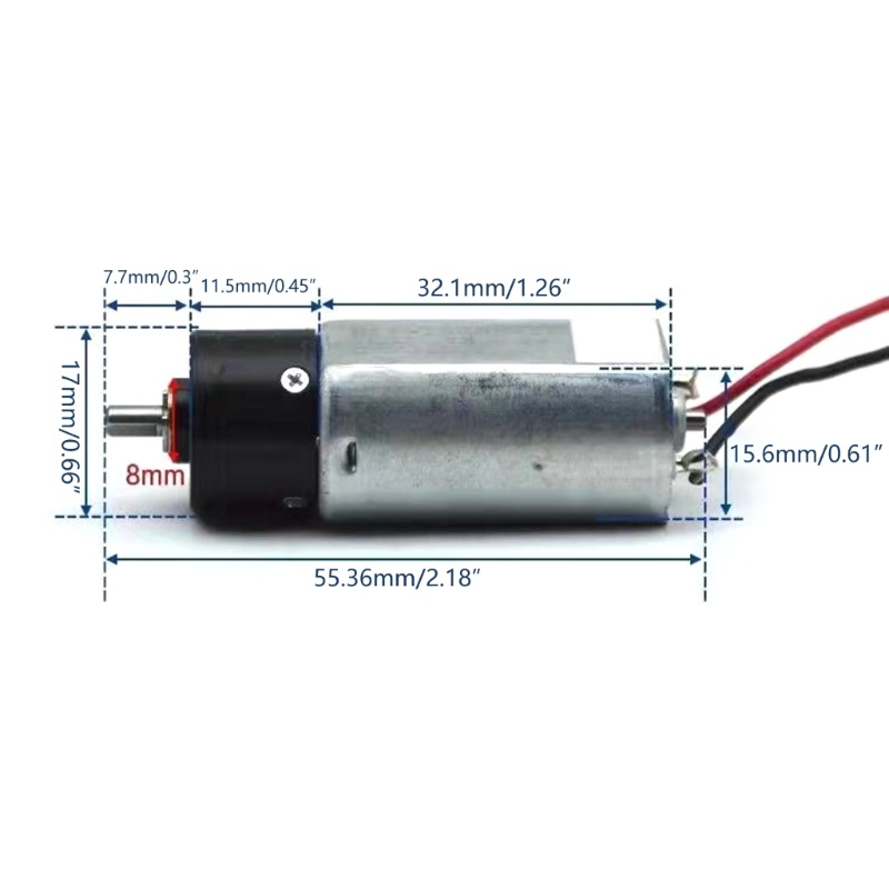 มอเตอร์เกียร์ไฟฟ้า-dc-3v-แรงบิดสูง-1313rpm