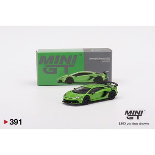 Mini GT No. 391-R Lamborghini Aventador SVJ Verde Mantis