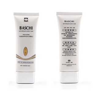 โฟมล้างหน้าบาชิขนาด80กรัม ( Baschi Lait nettoyant contre l acne ) z