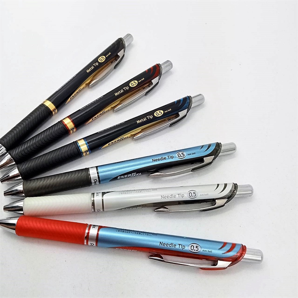 ปากกาหมึกเจล-0-5มม-metal-tip-ball