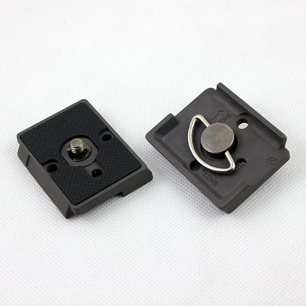 Quick Release Plate Compatible With Manfrotto 200PL-14, 484RC2, 486RC2, 323 Tripod Ballheads - Universal Fit
