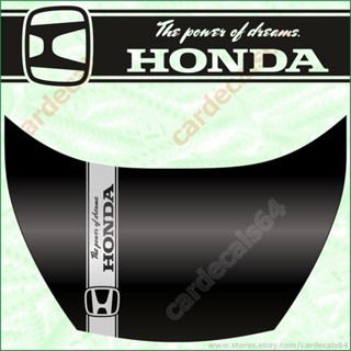 สติกเกอร์ไวนิล ลายโลโก้สโลแกน สําหรับติดตกแต่งรถยนต์ Honda