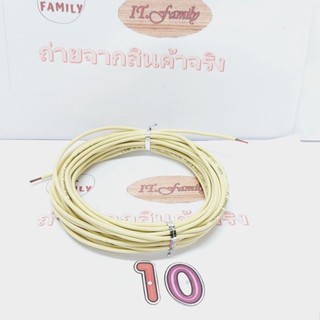 สายโทรศัพท์บ้าน (สายเปลือยยังไม่เข้าหัว ) 2 CORE ขนาดสาย 0.5 mm ยาว 10 เมตร LINK (ออกใบกำกับภาษีได้)