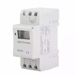 Timer Switch THC15A นาฬิกาตั้งเวลาดิจิตอล 16 โปรแกรม 220V หรือ 24VDCหรือ 12VDC