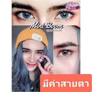 คอนแทคเลนส์ สายตา-แฟชั่น Wink mini boom gray