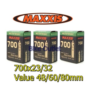 ยางใน Maxxis 700x23/32Cจุ๊ป FV ยาว 48 60 80mm [1 เส้น]
