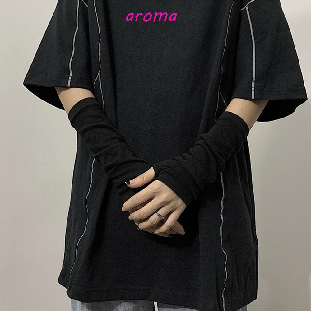 aroma-ถุงมือถัก-ผ้าฝ้าย-ให้ความอบอุ่น-แฟชั่นสําหรับผู้หญิง