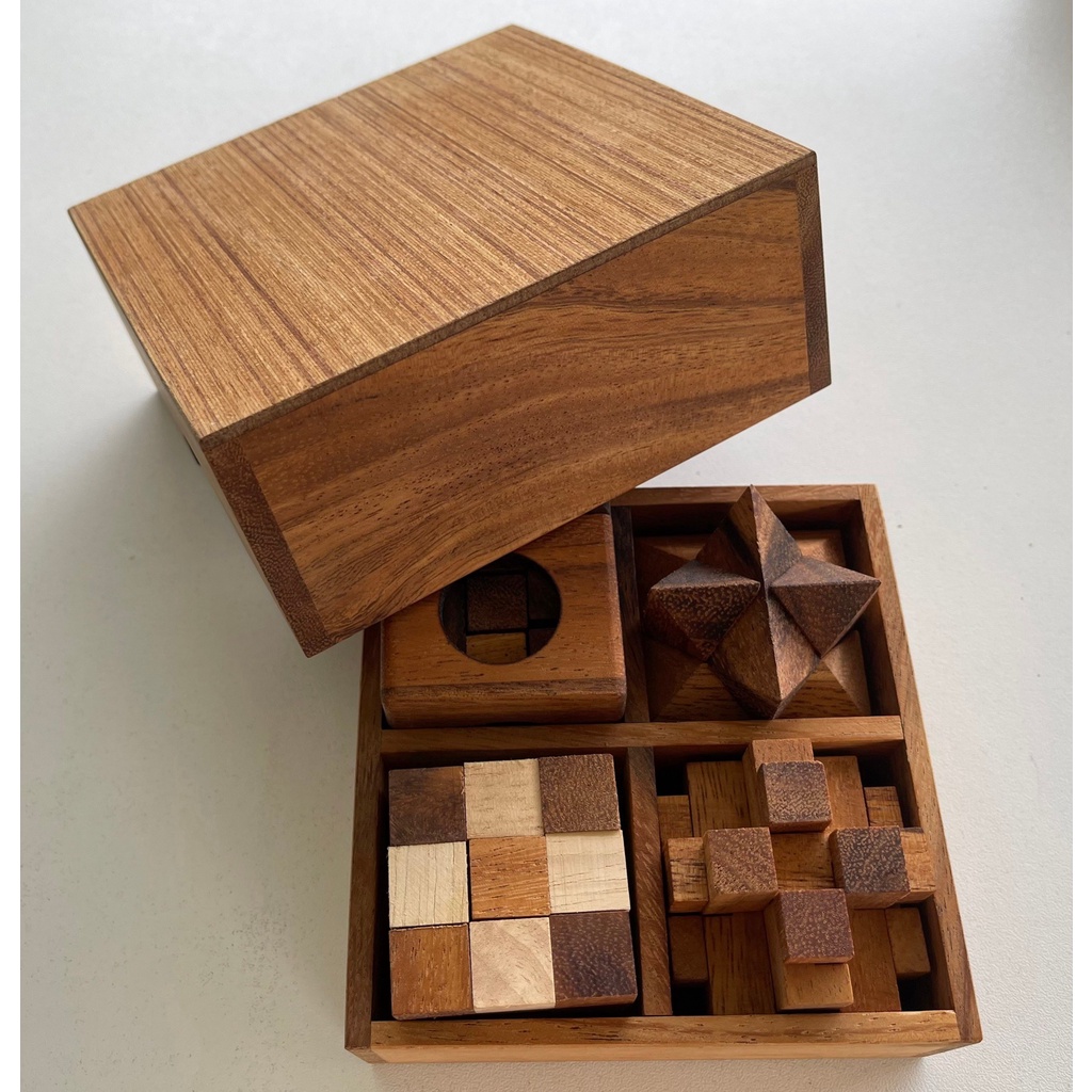 เกมส์ไม้-เกมส์ชุดไม้-4-แบบ-wood-toy-ของเล่นไม้-4-เกมส์-ในกล่องไม้พร้อมฝา-4-games-in-a-wooden-box-ของเล่น-ปริศนา-puzzle