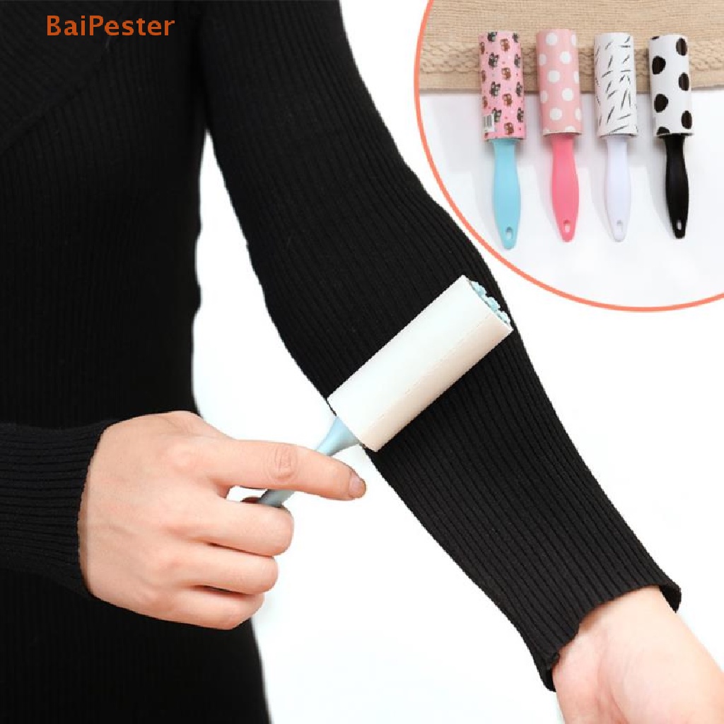 baipester-dust-cleaner-clothes-coat-sticky-roller-portable-tear-out-sticky-paper-roller