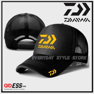 Daiwa Trucker หมวกตาข่าย หมวกตกปลา โลโก้ เรียบง่าย หลายสี พรีเมี่ยม