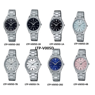 ภาพหน้าปกสินค้า[โค้ด WATCMAR20 ลด 20]CASIO นาฬิกาผู้หญิง รุ่น LTP-V005D  ประกันศูนย์ CMG 1ปี ที่เกี่ยวข้อง