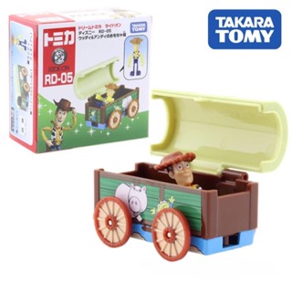 แท้ 100% จากญี่ปุ่น โมเดล ดิสนีย์ ทอยสตอรี่ รถวู้ดดี้และแอนดี้ Takara Tomy Tomica Disney Toy Story RD-05 Woody &amp; Andy