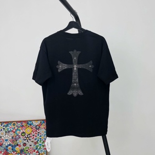 ราคาต่ำสุดเสื้อยืด CHROME HEARTS [NEW] สีมาใหม่ ของมันต้องมีติดตู้ [Limited Edition]ขนาดเต็มS-3XL