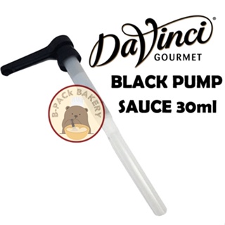 (ปั๊มซอส 30ml) ดาวินชี่ หัวปั๊ม ซอส สีดำ 30ml / Davinci Black Pump Sauce 30ml