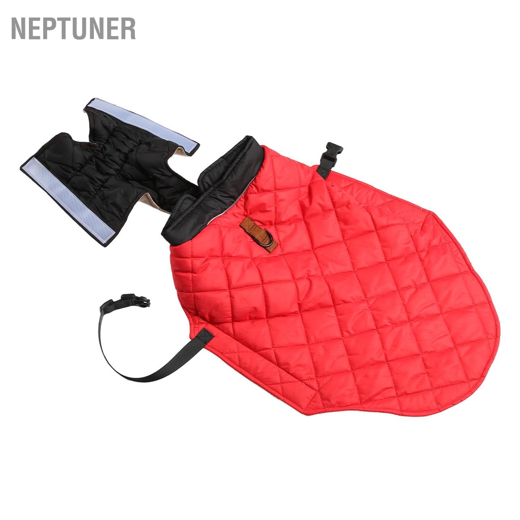 neptuner-เสื้อแจ็กเก็ตกันหนาว-แบบหนา-ให้ความอบอุ่น-แฟชั่นฤดูใบไม้ร่วง-สีแดง-สีดํา-สําหรับสุนัข