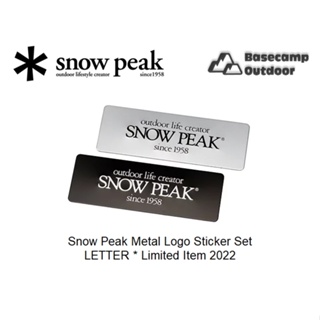 Snow Peak Metal Logo Sticker Set LETTER * Limited Item 2022