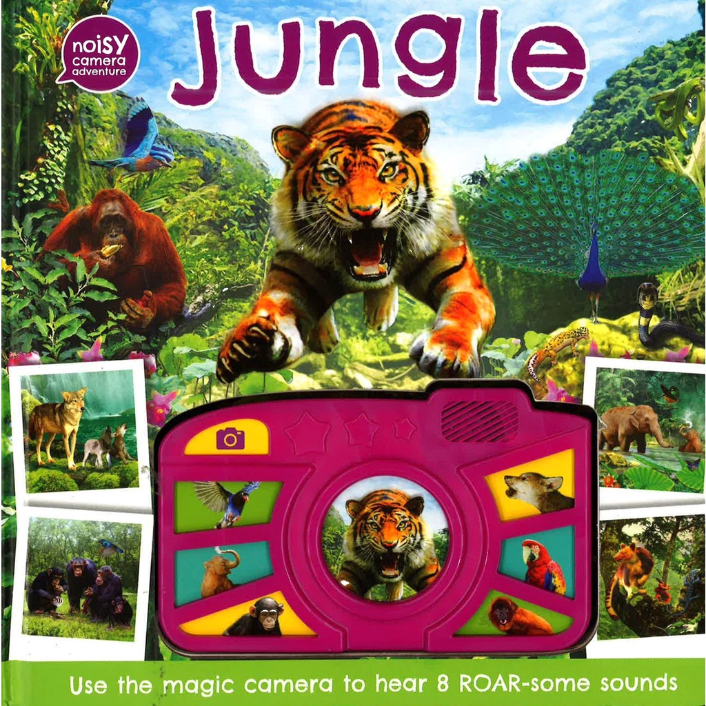 Take-A-Picture Sounds : Jungle หนังสือเด็ก ป่า กดมีเสียง ภาษาอังกฤษ ...