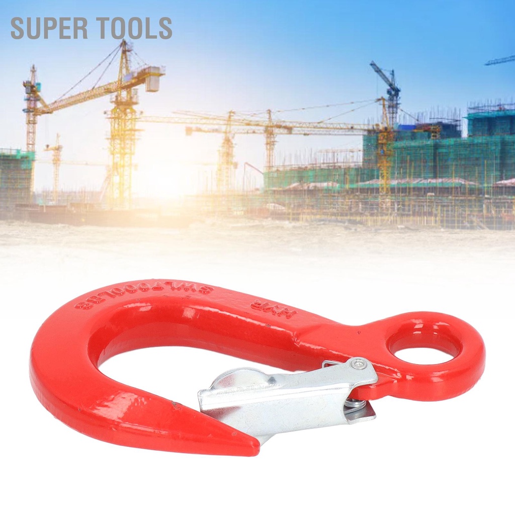 super-tools-ตะขอสลิงยกของหนัก-หนา-ทนอุณหภูมิสูง-สําหรับยกของหนัก