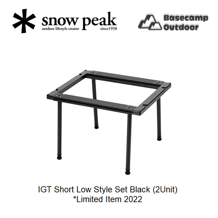 Khung Bàn Snowpeak IGT Iron Grill Table Frame 3 Unit - Mr.Weekend