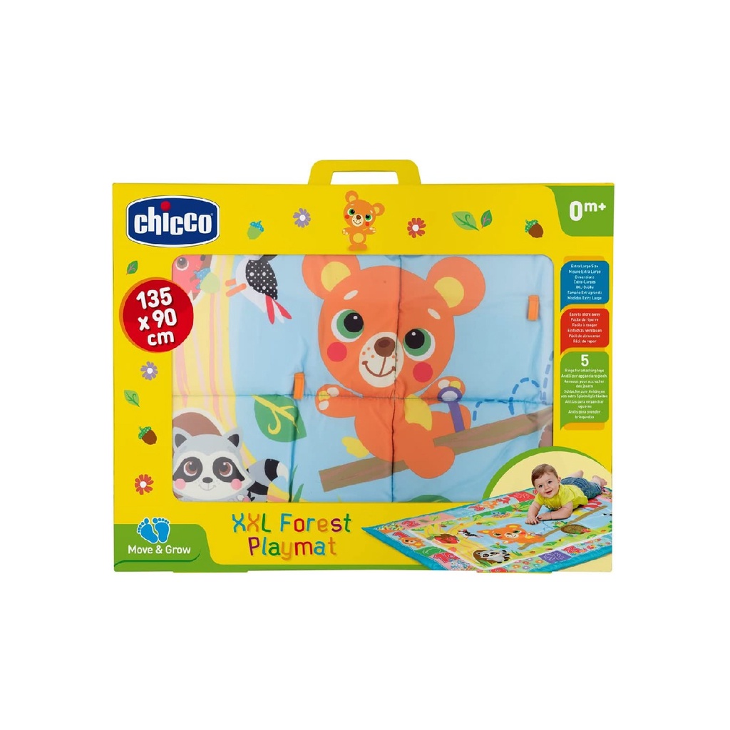 ใช้โค้ดคู่ลดเพิ่ม-chicco-xxl-play-mat-magic-forest-เบาะลองคลานสีสันสดใส