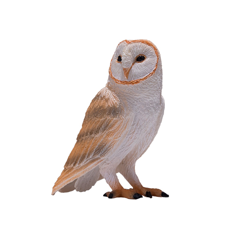 mojo-barn-owl-โมเดลฟิกเกอร์พลาสติก-รูปนกฮูก-ของเล่นสําหรับเด็ก