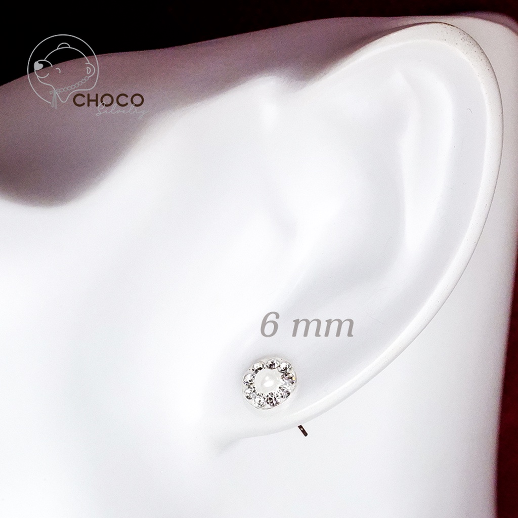 s925-ต่างหูมุกล้อมเพชรเงินแท้-เพชร-cz-er21-sterling-silver-stud-earrings