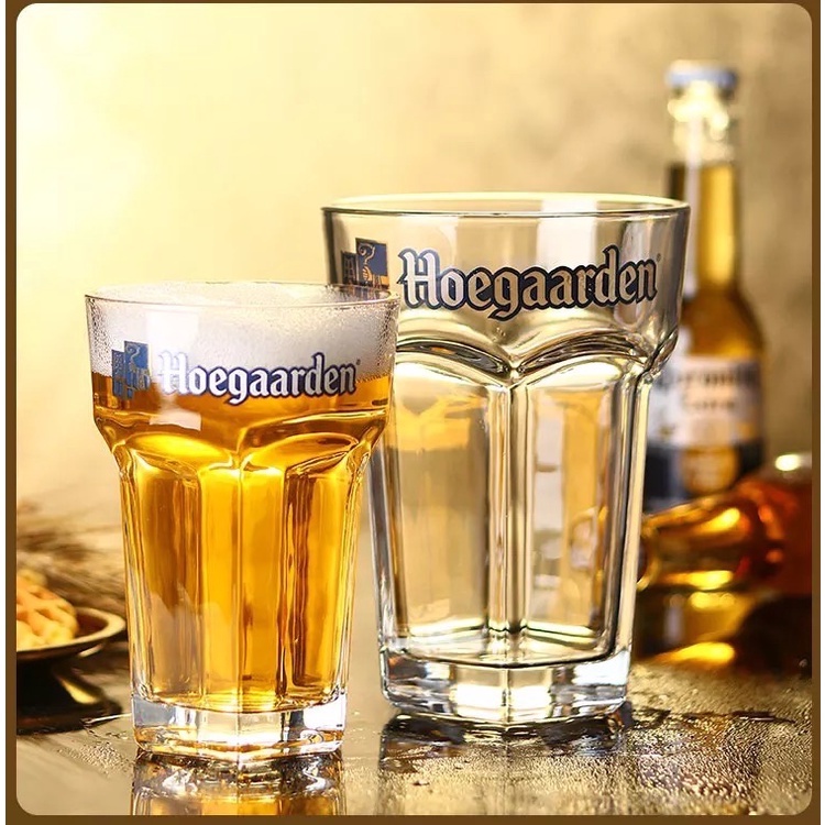 รุ่นขายดี-แก้ว-hoegaarden-แก้วเบียร์-ความใหญ่หนาพิเศษ-ขนาด500-880ml-พร้อมส่ง